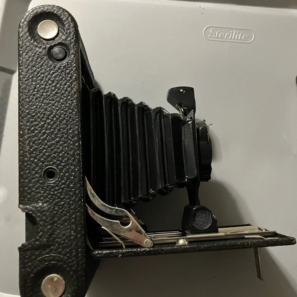 Kodak Junior No. 2c Autographic Black Classic Folding Film Camera
